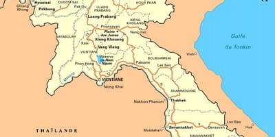 ನಕ್ಷೆ ದಕ್ಷಿಣ ಲಾವೋಸ್