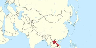ಮ್ಯಾಪ್ ಆಫ್ ಲಾವೋಸ್ ಏಷ್ಯಾ