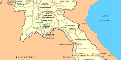 ವಿವರವಾದ ನಕ್ಷೆ ಆಫ್ ಲಾವೋಸ್
