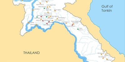 ಮ್ಯಾಪ್ ಆಫ್ ಲಾವೋಸ್ ನದಿ