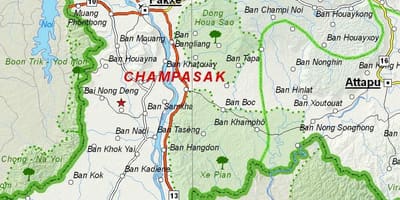 ನಕ್ಷೆ champasak ಲಾವೋಸ್